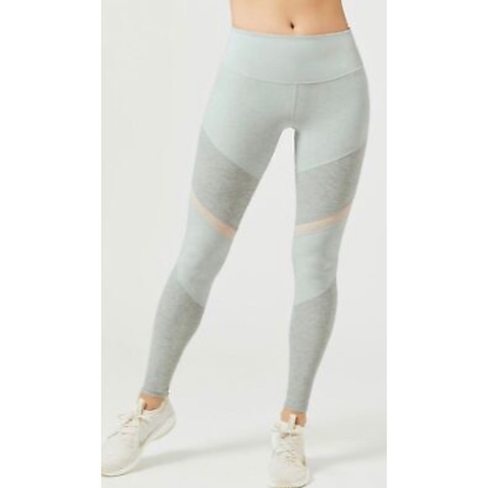 Women's Gray High-Waisted Leggings